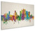 Manila Philippines Skyline Cityscape Box Canvas