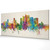 Manila Philippines Skyline Cityscape PANORAMIC Box Canvas