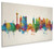 San Antonio Texas Skyline Cityscape Box Canvas
