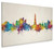 Reykjavík Iceland Skyline Cityscape Box Canvas