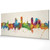 Tallahassee Florida Skyline Cityscape PANORAMIC Box Canvas