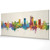 Lubbock Texas Skyline Cityscape PANORAMIC Box Canvas