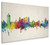 Bengaluru India Skyline Cityscape Box Canvas