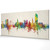 Nantes France Skyline Cityscape PANORAMIC Box Canvas