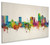 Lexington Kentucky Skyline Cityscape Box Canvas