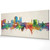 Colorado Springs Colorado Skyline Cityscape PANORAMIC Box Canvas