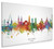 Helsinki Finland Skyline Cityscape Box Canvas