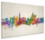 Montpellier France Skyline Cityscape Box Canvas