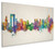 Benidorm Spain Skyline Cityscape Box Canvas