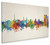 Hyderabad India Skyline Cityscape Box Canvas