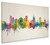 Lagos Nigeria Skyline Cityscape Box Canvas