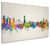 Belgrade Serbia Skyline Cityscape Box Canvas