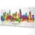 Los Angeles California Skyline Cityscape PANORAMIC Box Canvas