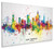 San Francisco California Skyline Cityscape Box Canvas