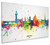 Florence Italy Skyline Cityscape Box Canvas