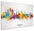 Brussels Belgium Skyline Cityscape Box Canvas