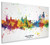 Amsterdam Netherlands Skyline Cityscape Box Canvas