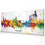 Amsterdam Netherlands Skyline Cityscape PANORAMIC Box Canvas