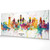 Houston Texas Skyline Cityscape PANORAMIC Box Canvas
