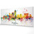 Indianapolis Indiana Skyline Cityscape PANORAMIC Box Canvas