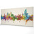 Montevideo Uruguay Skyline Cityscape PANORAMIC Box Canvas