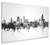 Montevideo Uruguay Skyline Cityscape Box Canvas