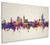 Montevideo Uruguay Skyline Cityscape Box Canvas