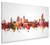 Montevideo Uruguay Skyline Cityscape Box Canvas