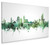 Montevideo Uruguay Skyline Cityscape Box Canvas