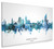 Montevideo Uruguay Skyline Cityscape Box Canvas