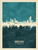 Montevideo Uruguay Skyline Cityscape Poster Art Print Montevideo Uruguay Skyline Cityscape Poster Art Print
