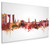 Chennai India Skyline Cityscape Box Canvas