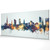 Preston England Skyline Cityscape PANORAMIC Box Canvas