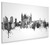 Peterborough England Skyline Cityscape Box Canvas