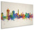 Colchester England Skyline Cityscape Box Canvas