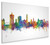 Colchester England Skyline Cityscape Box Canvas