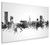 Bedford England Skyline Cityscape Box Canvas