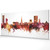 Bedford England Skyline Cityscape PANORAMIC Box Canvas