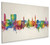 Lille France Skyline Cityscape Box Canvas