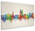 Reims France Skyline Cityscape Box Canvas