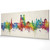 Reims France Skyline Cityscape PANORAMIC Box Canvas