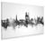 Reims France Skyline Cityscape Box Canvas