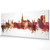 Linz Austria Skyline Cityscape PANORAMIC Box Canvas