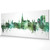 Linz Austria Skyline Cityscape PANORAMIC Box Canvas