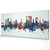 Stockport England Skyline Cityscape PANORAMIC Box Canvas