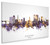 Stockport England Skyline Cityscape Box Canvas