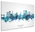 Stockport England Skyline Cityscape Box Canvas