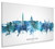 Washington DC Skyline Cityscape Box Canvas