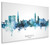 Wakefield England Skyline Cityscape Box Canvas