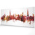 Derry Northern Ireland Skyline Cityscape PANORAMIC Box Canvas